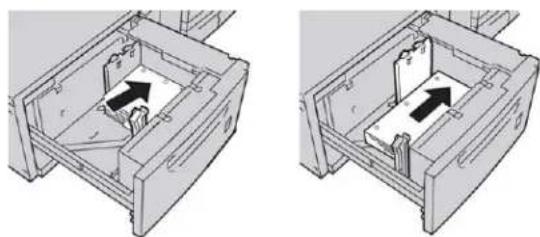 XEROX Color C75 Press - Loading pre-drilled stock into the OHCF (1 or 2 Trays) for 2-sided print jobs - 2