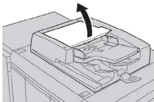 XEROX Color C75 Press - Cleaning the document feeder rollers - 1
