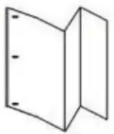 XEROX Color C75 Press - Z-Fold Half Sheet (shown here with 3-hole punch) - 1