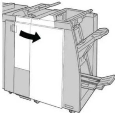 XEROX Color C75 Press - Paper jams at the optional booklet maker tray - 1