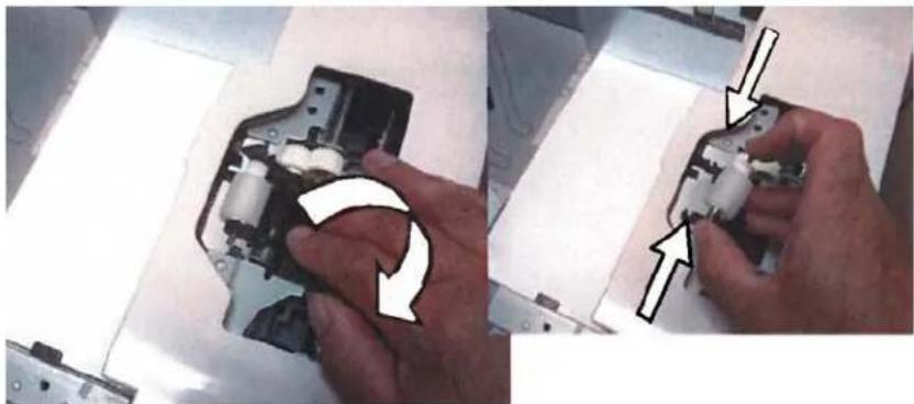 XEROX Color C75 Press - Replacing the OHCF feed rolls - 2