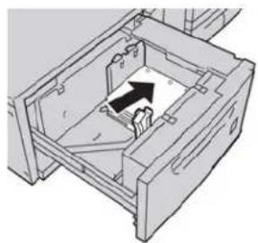 XEROX Color C75 Press - Loading pre-drilled stock into the OHCF (1 or 2 Trays) for 1-sided print jobs - 1