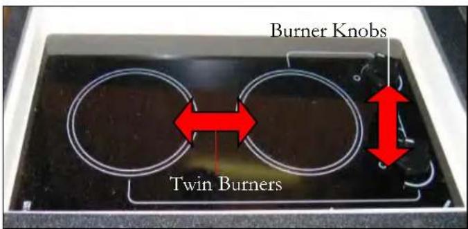 Burner Knobs Twin Burners
