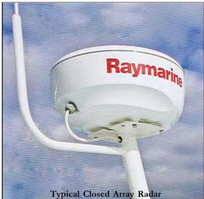 Raymarine Typical Closed Array Radar