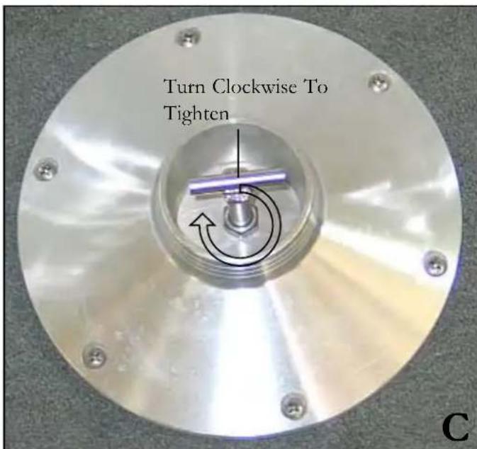 Turn Clockwise To Tighten C