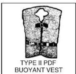 TYPE II PDF BUOYANT VEST