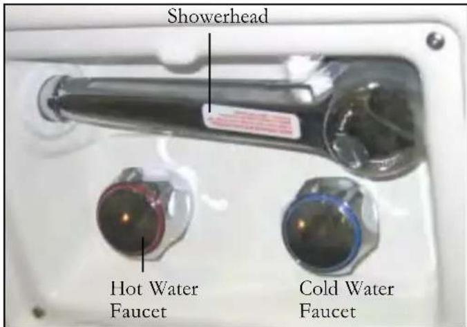 Showerhead Hot Water Faucet Cold Water Faucet