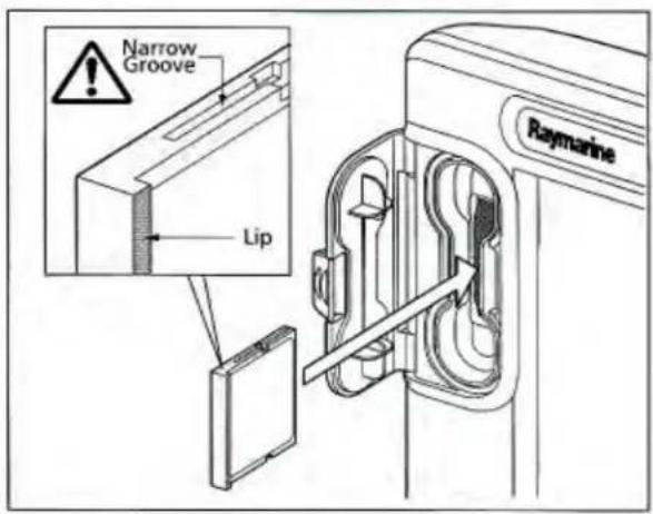 Narrow Groove Lip Raymarine