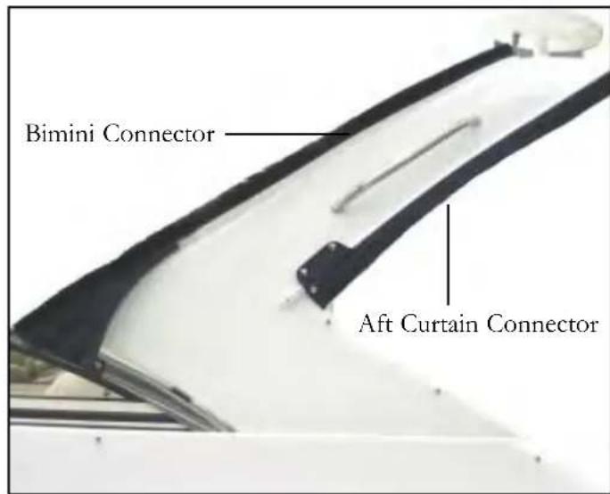 Bimini Connector Aft Curtain Connector