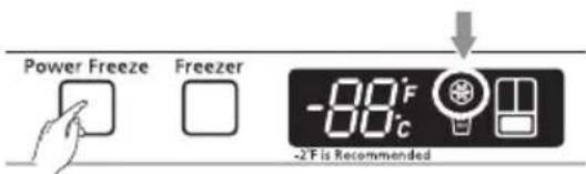 Power Freeze Freezer -88°F -2°F is Recommended
