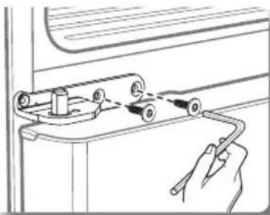 SAMSUNG RF20HFENBBC - Reassembling the fridge door - 2