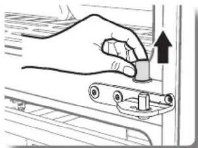 SAMSUNG RF20HFENBBC - Disassembling the freezer door - 1