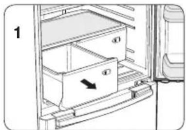 SAMSUNG RF20HFENBBC - Vegetable & Fruit Drawers - 1