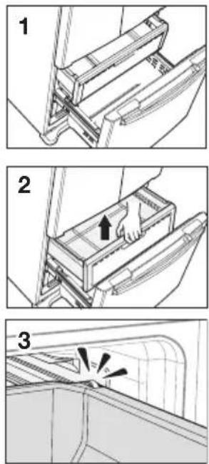 SAMSUNG RF20HFENBBC - Pull Out Drawer - 1