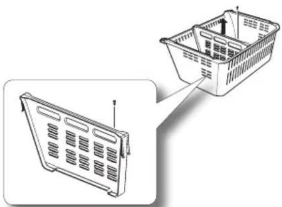 SAMSUNG RF20HFENBBC - Freezer Drawer Bin - 2