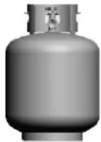 Char-Broil RED 463250710 - Tanque de gas propano - 2