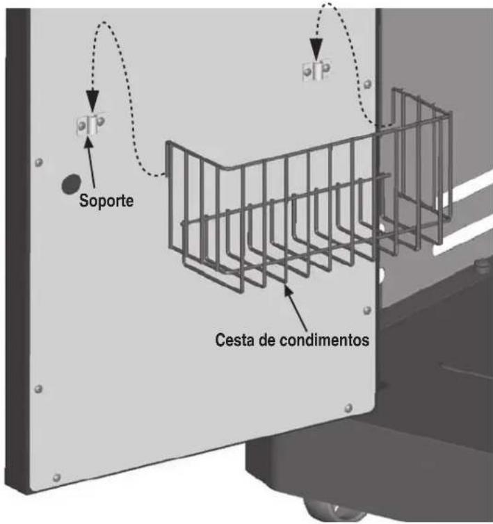 Soporte Cesta de condimentos