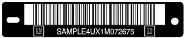 GM SAMPLE4UX1M072675 GM