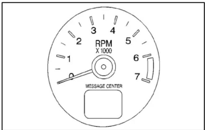 RPM X 1000 MESSAGE CENTER