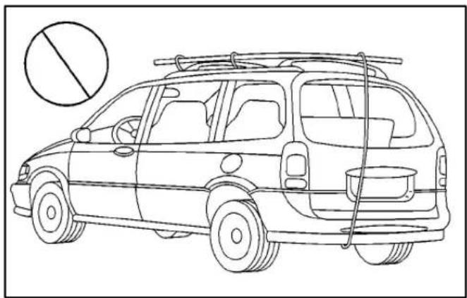 Line drawing of a van with a diagonal stripe above it, no text or symbols present