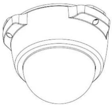 Technical line drawing of a mechanical component with flanges and a central circular feature (no text or symbols)