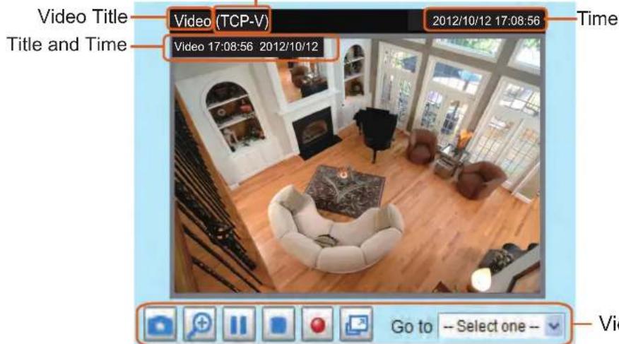 Video Title Title and Time Video (TCP-V) 2012/10/12 17:08:56 Video 17:08:56 2012/10/12 Go to -- Select one --