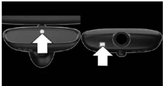 Two black medical device views showing internal components with white arrows indicating direction (no text or symbols)