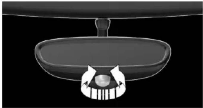 Diagram of a bowl with a central object and directional arrows indicating flow or movement (no text or symbols)