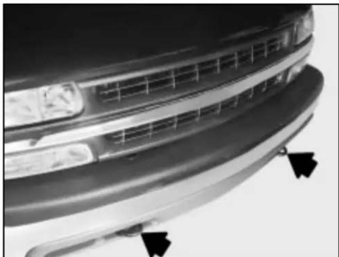 Buick Lesabre (2001) - Using the Recovery Hooks - 1