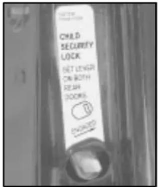 CHILD SECURITY LOCK SET LENGTH ON BOTH REACH BOOKS ENHANCED