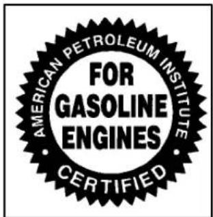 AMERICAN PETROLEUM INSTITUTE FOR GASOLINE ENGINES CERTIFIED