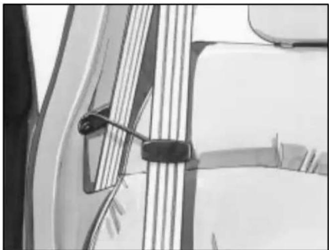Buick Lesabre (2001) - Rear Safety Belt Comfort Guides for Children and Small Adults - 3