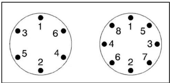 1 3 6 5 4 2 8 1 5 4 3 6 2 7