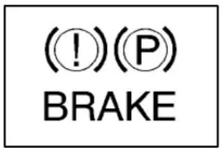(!)(P) BRAKE