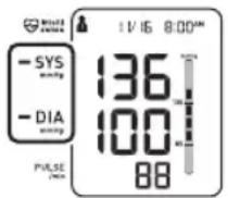 OMRON BP761N - Indicador a color de la presión arterial - 1