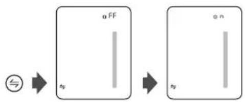 OMRON BP761N - To turn "ON" the Bluetooth® - 1