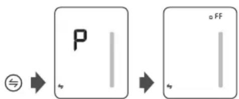 OMRON BP761N - Turning "OFF" the Bluetooth® - 1