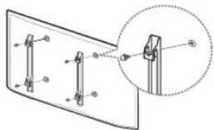 SAMSUNG HG50NE478SF - Installing the Wall Mount Kit - 1