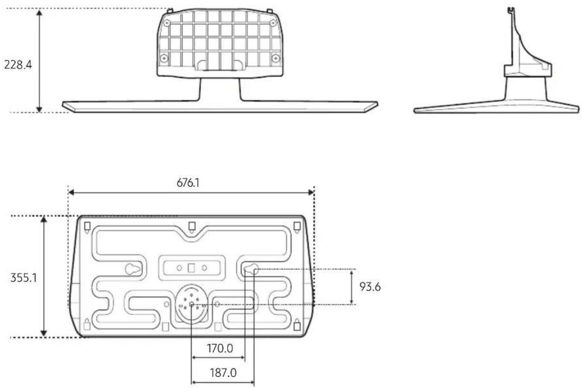 SAMSUNG HG50NE478SF - Stand base view - 12