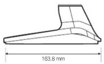 163.8 mm