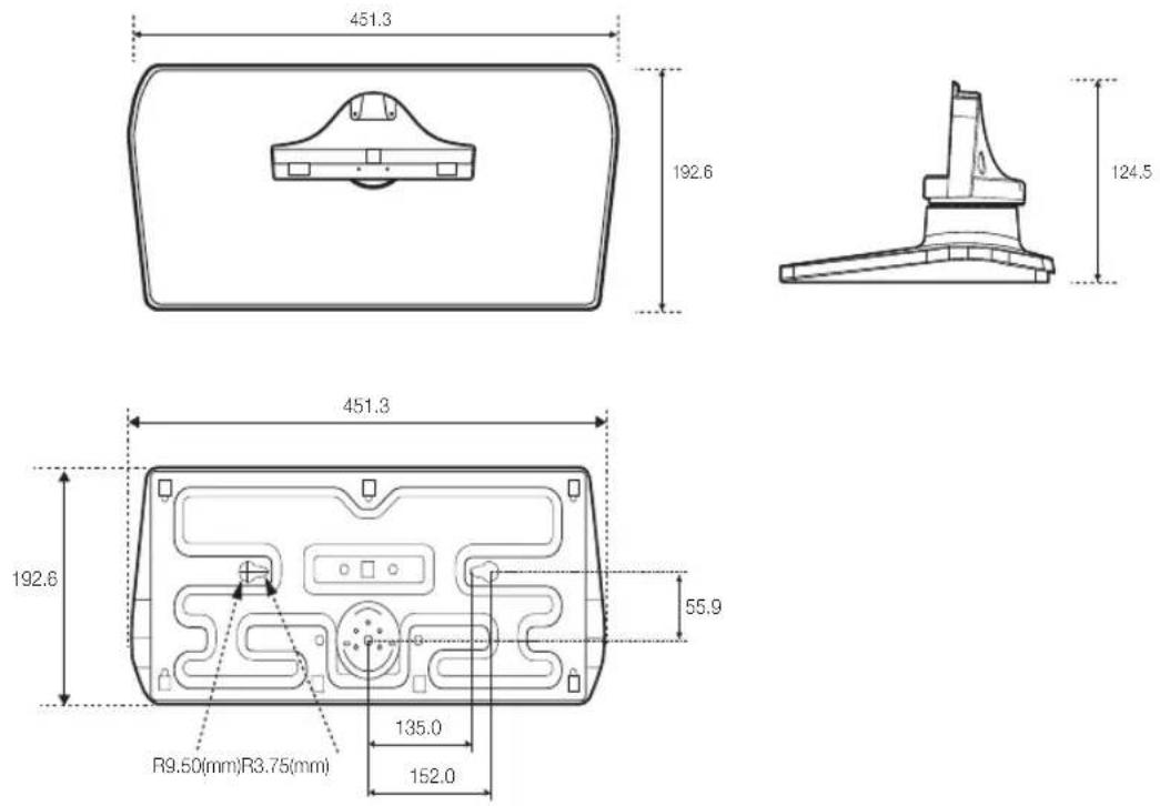 SAMSUNG HG50NE478SF - Stand base view - 8