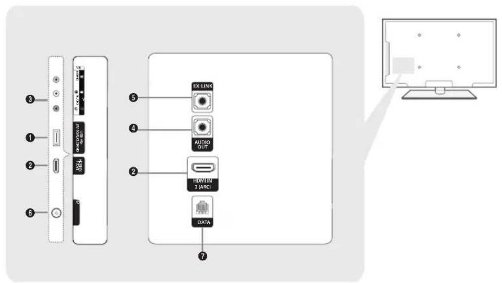 SAMSUNG HG50NE478SF - The Connection Panel - 5