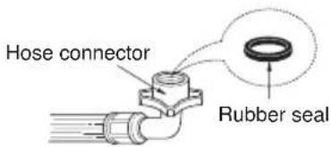 Hose connector Rubber seal