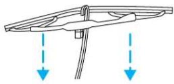 Mercury Sable (2003) - Changing the wiper blades - 2