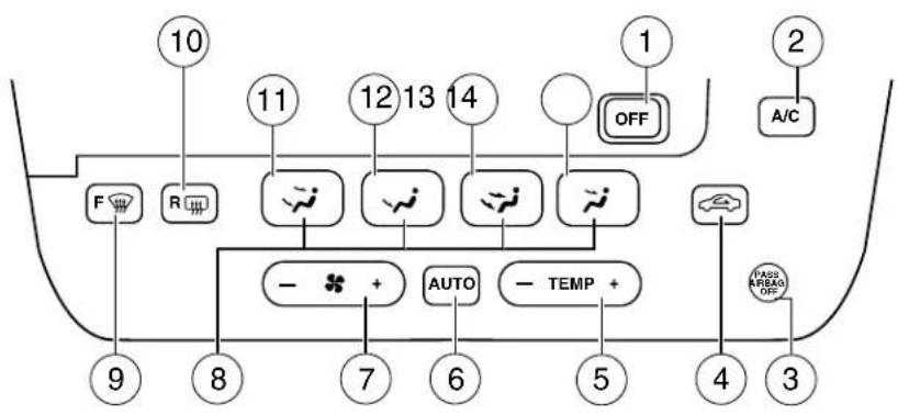 Mercury Sable (2003) - AUTOMATIC TEMPERATURE CONTROL SYSTEM (IF EQUIPPED) - 1