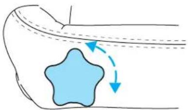 Mercury Sable (2002) - Using the manual lumbar support (if equipped) - 1