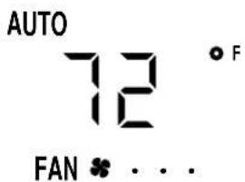AUTO 72 ° F FAN * . . .