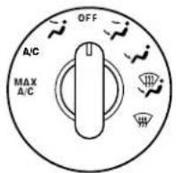 Mercury Sable (2002) - Mode Selector Control - 1
