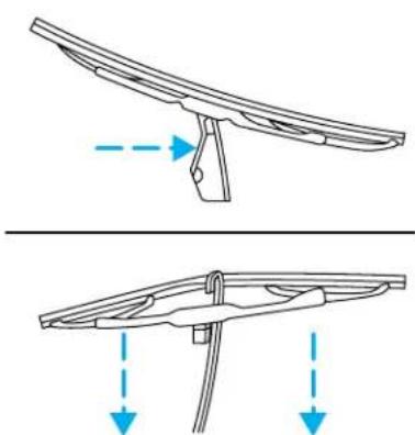 Mercury Sable (2002) - Changing the wiper blades - 1