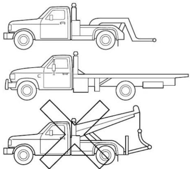 Mercury Sable (2002) - WRECKER TOWING - 2